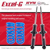 Rear KYB EXCEL-G Shock Absorbers + Standard Coil Springs for NISSAN Pulsar N16