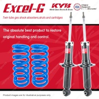 Rear KYB EXCEL-G Shock Absorbers + Raised Coil Springs for SUBARU Forester SH9