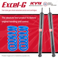 Rear KYB EXCEL-G Shock Absorbers + STD Coil Springs for HOLDEN Commodore VN VP