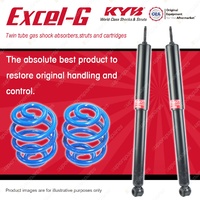 Rear KYB EXCEL-G Shocks Super Low Coil Springs for HOLDEN Commodore VR VS FWD