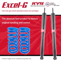 Rear KYB EXCEL-G Shock Absorbers Raised Coil Springs for TOYOTA Corolla AE 70 71