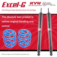 Rear KYB EXCEL-G Shock Absorbers + Sport Low Coil Springs for DAEWOO 1.5i