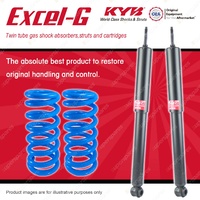 Rear KYB EXCEL-G Shocks Super Low Coil Springs for HOLDEN Commodore VB VC VH