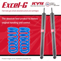 Rear KYB EXCEL-G Shock Absorbers + Raised Coil Springs for BMW 318i E30