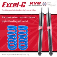 Rear KYB EXCEL-G Shocks Raised Coil Springs for SUZUKI Vitara SE416 SV420 SV620