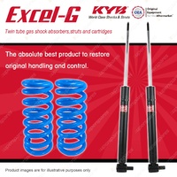 Rear KYB EXCEL-G Shock Absorbers + Raised Coil Springs for AUDI A4 B5