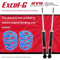Rear KYB EXCEL-G Shock Absorbers + Sport Low Coil Springs for RENAULT Clio MKII