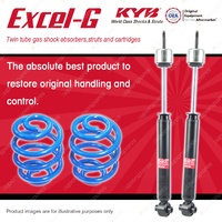 Rear KYB EXCEL-G Shock Absorbers + Sport Low Coil Springs for FORD Falcon XF