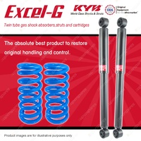 Rear KYB EXCEL-G Shock Absorbers + Raised Coil Springs for NISSAN Pathfinder R50