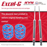 Rear KYB EXCEL-G Shock Absorbers Super Low Coil Springs for FORD Focus LS LT LV
