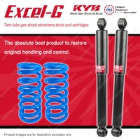 Rear KYB EXCEL-G Shock Absorbers + HD Raised Coil Springs for HOLDEN Jackaroo L5