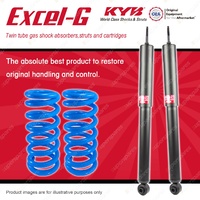 Rear KYB EXCEL-G Shock Absorbers + Raised Coil Springs for MITSUBISHI Pajero NP