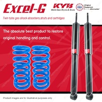 Rear KYB EXCEL-G Shocks HD Raised Coil Springs for TOYOTA Landcruiser Prado 120