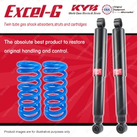 Rear KYB EXCEL-G Shock Absorbers + Raised Coil for NISSAN Patrol GU