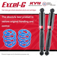 Rear KYB EXCEL-G Shock Absorbers + Sport Low Coil Springs for FORD Falcon BA BF