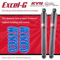 Rear KYB EXCEL-G Shock Absorbers Raised Coil Springs for FORD Territory SX SY SZ