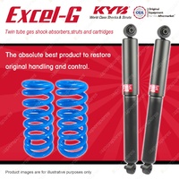 Rear KYB EXCEL-G Shock Absorbers + Raised Coil Springs for FORD Falcon BF