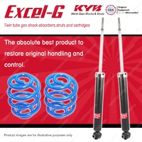 Rear KYB EXCEL-G Shocks Sport Low Coil Springs for TOYOTA Corolla ZRE152R