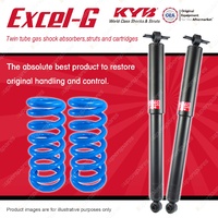 Rear KYB EXCEL-G Shock Absorbers + Raised Coil Springs for JEEP Wrangler JK