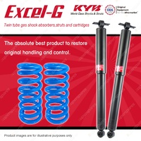 Rear KYB EXCEL-G Shock Absorbers + HD Raised Coil Springs for JEEP Wrangler JK