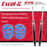 Rear KYB EXCEL-G Shock Absorbers + Sport Low Coil Springs for FORD Focus LW FWD