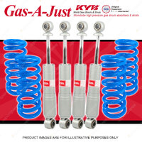Rear KYB GAS-A-JUST Shocks Coil Springs for JAGUAR XJ6 Series I II XJSC XJ40