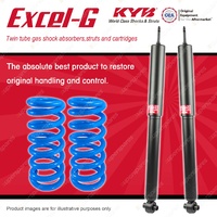 Rear KYB EXCEL-G Shock Absorbers Raised Coil Springs for HOLDEN Statesman VR VS