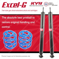 Rear KYB EXCEL-G Shocks Sport Low Coil Springs for HOLDEN Statesman WH WK