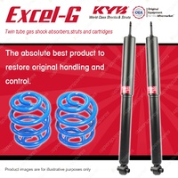 Rear KYB EXCEL-G Shocks Super Low Coil Springs for HOLDEN Statesman VR VS