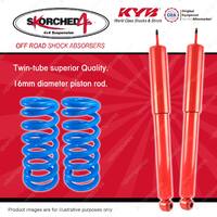 Rear KYB SKORCHED Shocks Raised Coil for TOYOTA 4 Runner LN RN VZN YN 130R