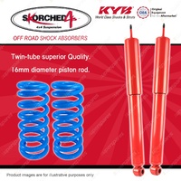 Rear KYB SKORCHED 4'S Shocks Coil Springs for TOYOTA 4-Runner LN RN VZN YN 130R