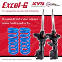 Front KYB Excel-G Shock Absorbers Raised Coil for Honda CR-V RD7 10/2005-01/2007