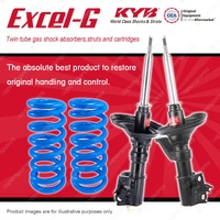 Front KYB Excel-G Shock Absorbers Raised Coil for Honda CR-V RD7 12/2001-10/2005