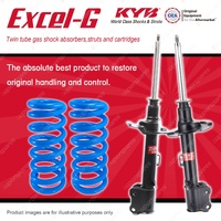 Front KYB Excel-G Shock Absorbers Raised Coil for Ford Escape BA ZA SUV 01-04