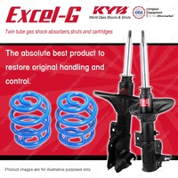 Front KYB Excel-G Shock Absorbers Sport Low Coil for Mitsubishi FTO DE2A 00-01