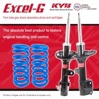 Front KYB Excel-G Shock Absorbers Raised Coil for Hyundai Tucson JM 2004-2007