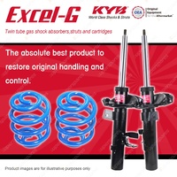 Front KYB Excel-G Shock Absorbers Super Low Coil for Ford Focus LW 2011-2015