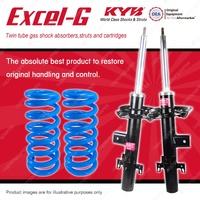 Rear KYB Excel-G Shock Absorbers Raised Coil for Land Rover Freelander 2 2007-On