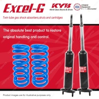 Front KYB Excel-G Shock Absorbers Raised Coil for Nissan XFN Ute 08/1988-1991