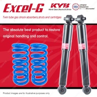 Rear KYB Excel-G Shock Absorbers Raised Coil for Hyundai S Coupe 1N 1990-1995