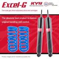 Front KYB Excel-G Shock Absorbers Raised Coil for Holden Rodeo RA Cab 2003-2008