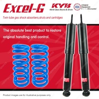 Rear KYB Excel-G Shock Absorbers Raised Coil for Isuzu MU-X UC SUV 11/2013-On