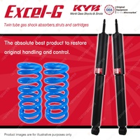 Front KYB Excel-G Shocks Raised Coil for Toyota Landcruiser FZJ80 Wagon 92-98