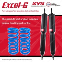 Front KYB Excel-G Shocks Raised Coil for Toyota Landcruiser FZJ105 HZJ105 98-07