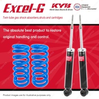 Rear KYB Excel-G Shock Absorbers Raised Coil for Mitsubishi Outlander ZG 06-09