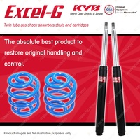 Front KYB Excel-G Shock Absorbers Super Low Coil for Toyota Corolla AE71 KE70