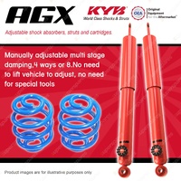 Front KYB AGX Shock Absorbers Sport Low Coil for Ford Fairlane AU Sedan 99-00