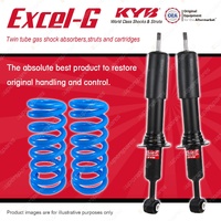 Front KYB Excel-G Shocks Standard Coil for Toyota Landcruiser Prado 120 6Cyl