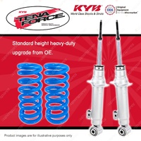 Front KYB Tena Force Shock Absorbers Raised Coil for Mitsubishi Pajero NS NT NW