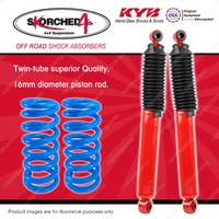 Rear KYB Skorched 4's Shock HD Raised Coil for Mitsubishi Challenger PB PC 09-On